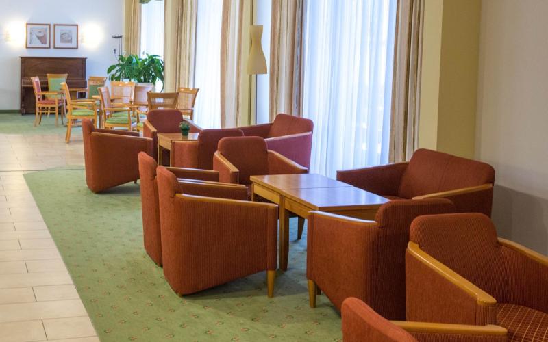 Lobby des Gesundheitshotels Badener Hof