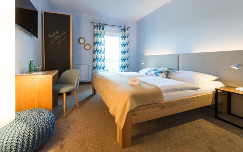 Beispiel eines Doppelzimmers im Das Eisenberg - Ihr Resort am Dreiländereck