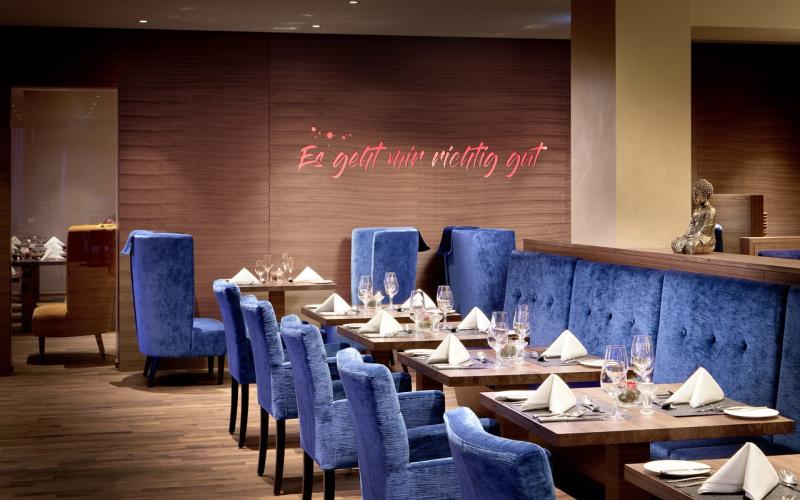 Restaurant im Ayurveda Resort Mandira