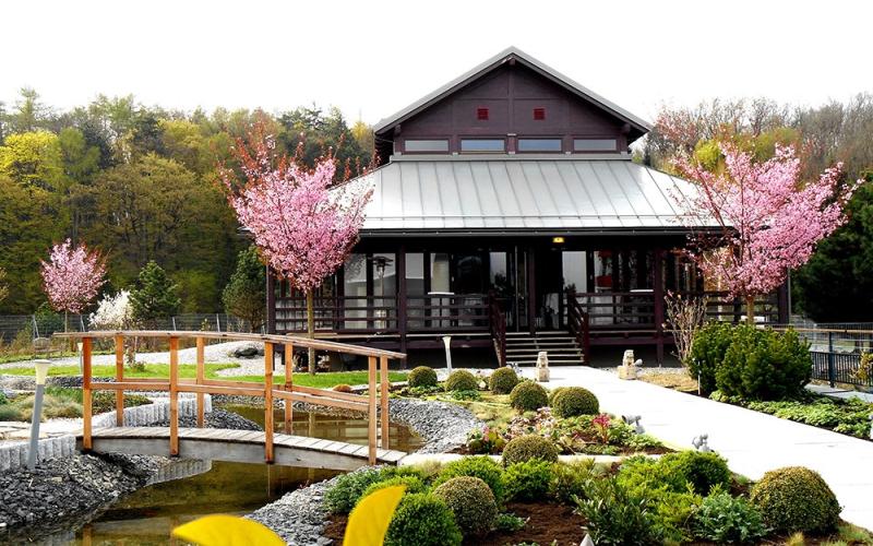Pavillon für Veranstaltungen im Hotel und Spa Linsberg Asia