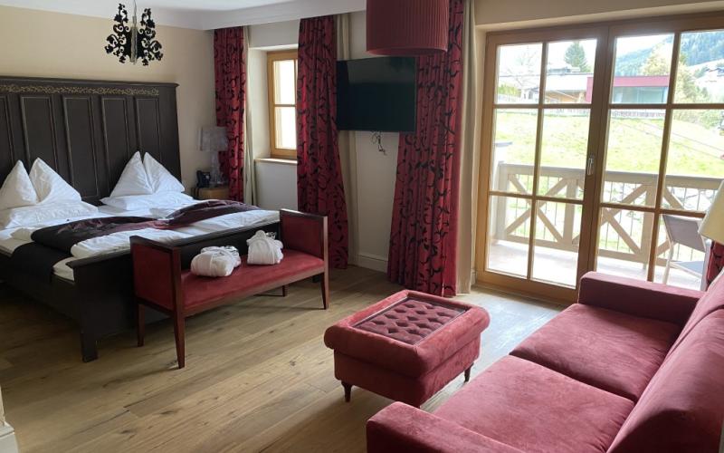 Doppelzimmer deluxe im Hotel Alpine Palace