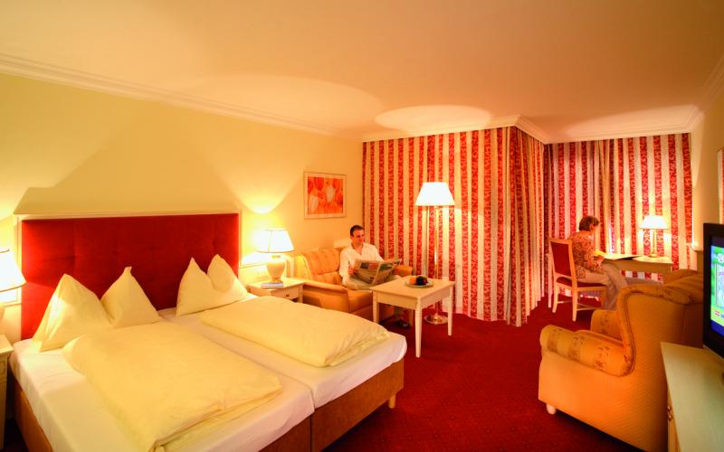 Beispiel eines Doppelzimmers im Parkhotel Bad Schallerbach