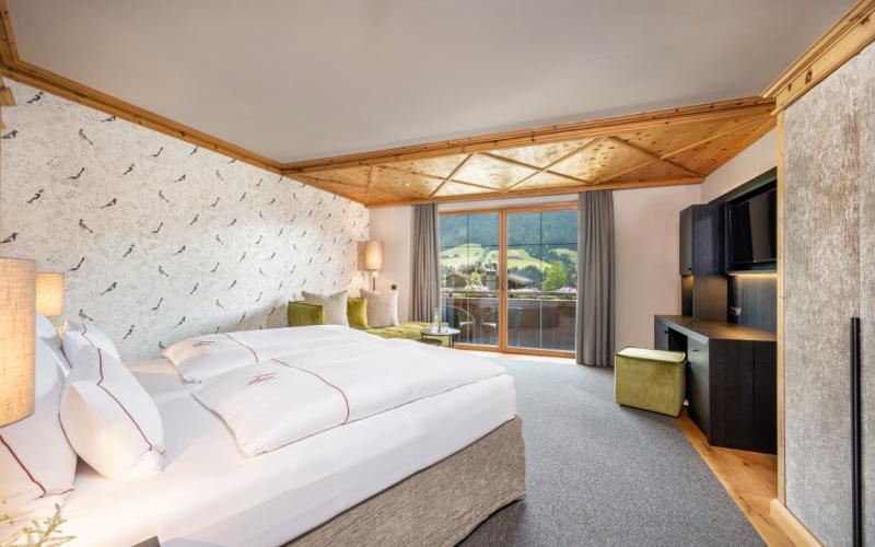 Beispiel eines Doppelzimmers im Hotel der Böglerhof