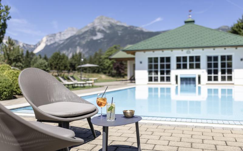 Aussenpool im Pirchner Hof