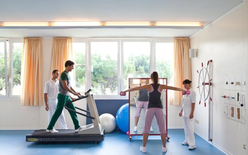Einblick in das Training mit Therapeuten im Hotel la Residence