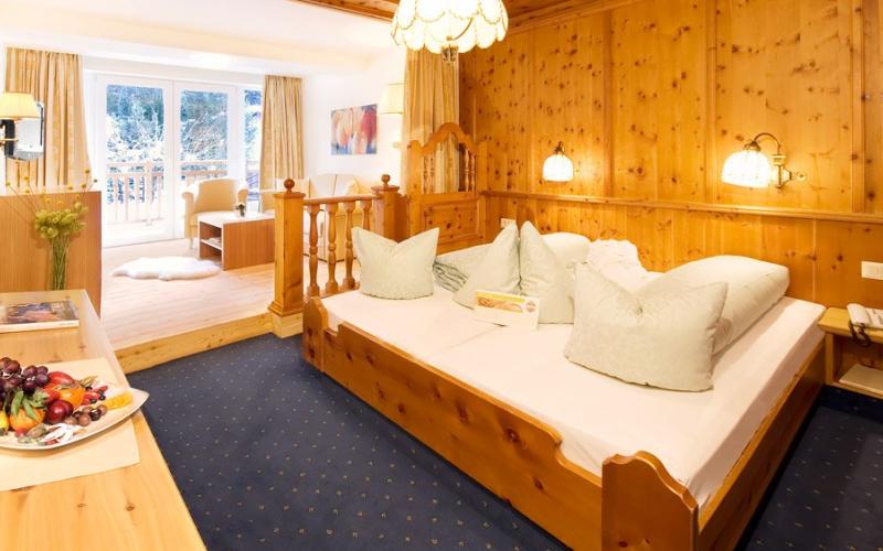 Beispiel eines Doppelzimmers im Alpinhotel Jesacherhof