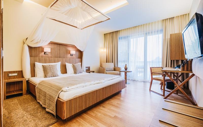 Beispiel eines Doppelzimmers in der St. Martins Therme und Lodge