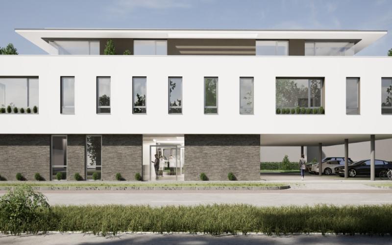 AEOS Ärztezentrum Aussenansicht Gebäude