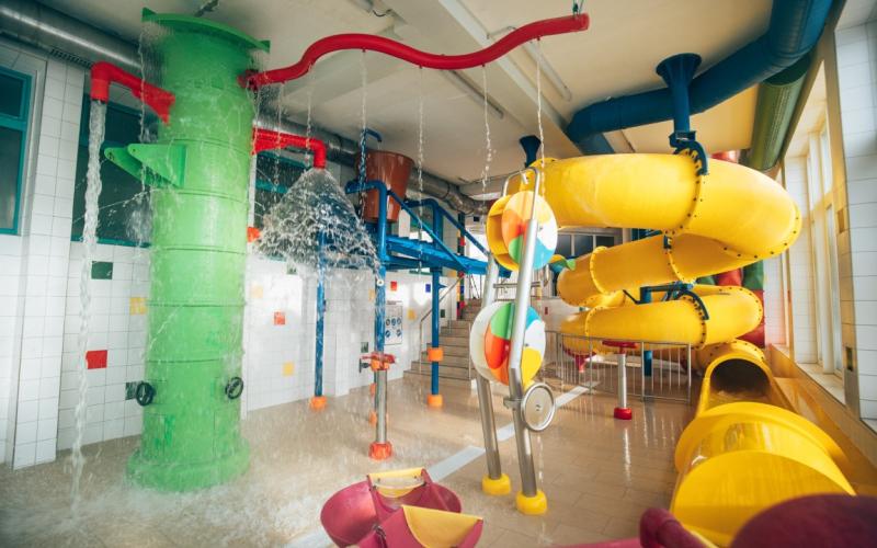 Wasserspielplatz für die Kleinen im Dilly - Das Nationalpark Resort