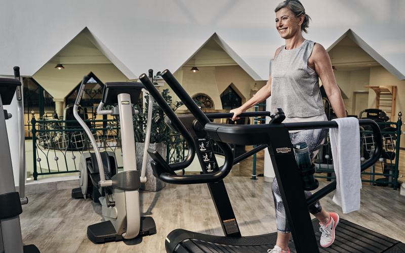 Fitnessstudio im Hoteldorf Pichlmayrgut