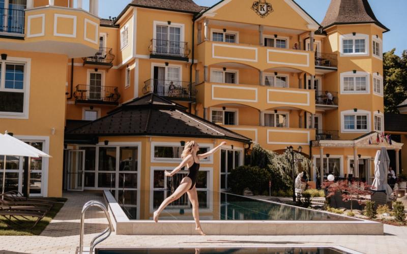 Aussenansicht des Schlössl Hotel Kindl