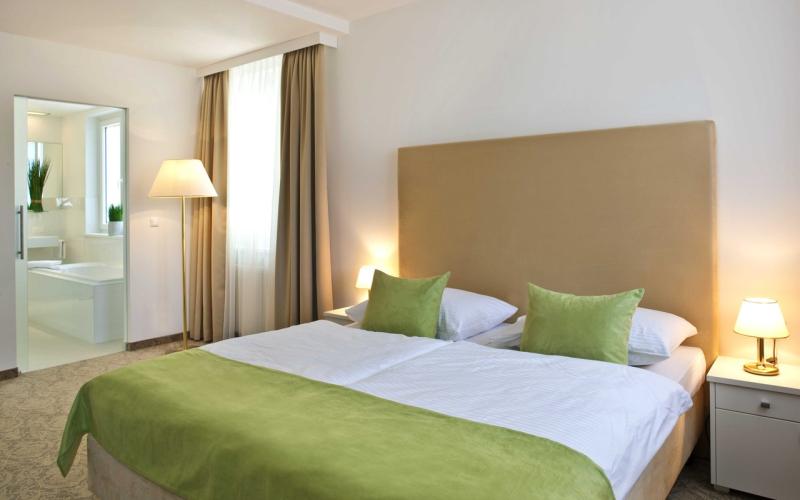 Beispiel eines Doppelzimmers im Seehotel Dr. Jilly