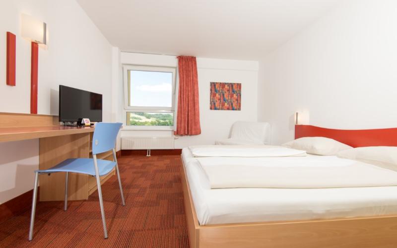 Beispeil eines Doppelzimmers im H2O Hotel-Therme-Resort