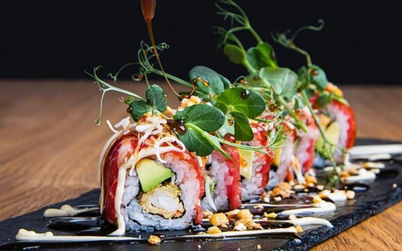 Sushi im Stil des Landgasthofes Neugebauer