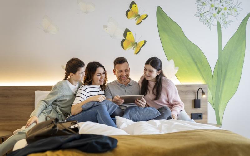 Familienbett im JUFA Hotel Bad Radkersburg