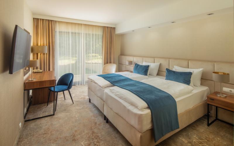 Beispiel eines Doppelzimmers im Hotel Fagus in Sopron