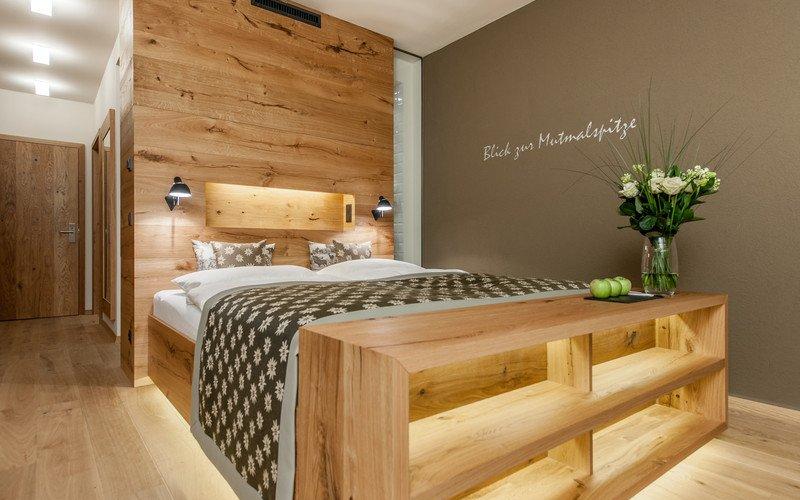 Beispiel eines Doppelzimmers im Hotel der AQUA DOME - Tirol Therme Längenfeld