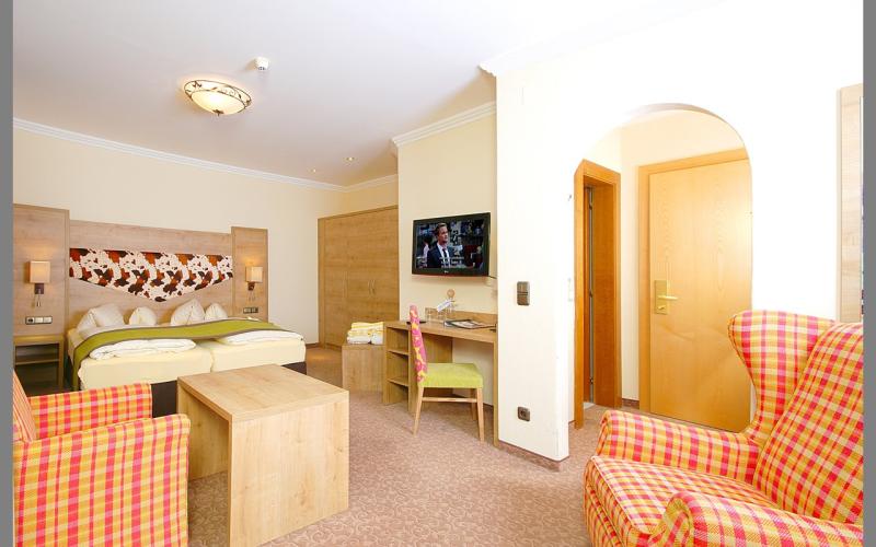 Ein Familienzimmer im Hotel Post am See