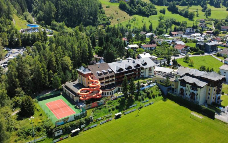 Luftbild vom Hotel miaflor