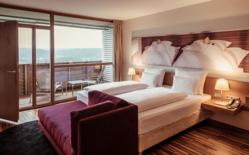 Beispiel eines Doppelzimmers des Falkensteiner Balance Resort Stegersbach