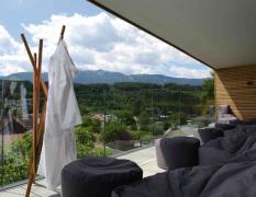 Terrasse im Spabereich des Hotels Moserhof