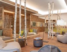 Ruheraum in der Waldwellness im Hotel Lärchenhof