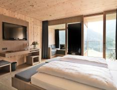 Beispiel eines Doppelzimmers im Gradonna Mountain Resort