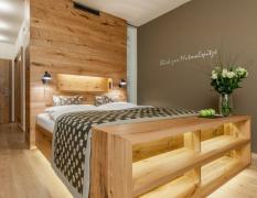 Beispiel eines Doppelzimmers im Hotel der AQUA DOME - Tirol Therme Längenfeld