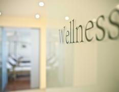 Zugang zum Wellnessbereich im Seehotel Dr. Jilly