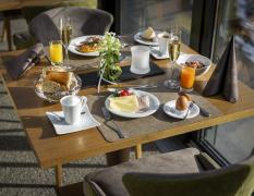 Frühstückstisch im Vital Hotel Styria