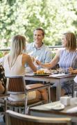 Terrasse des Restaurants im ARCOTEL Kaiserwasser