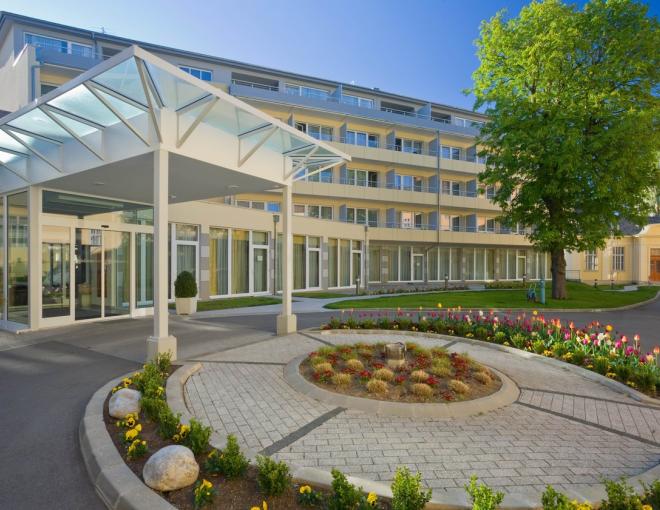 Innenhof des Gesundheitshotels Badener Hof