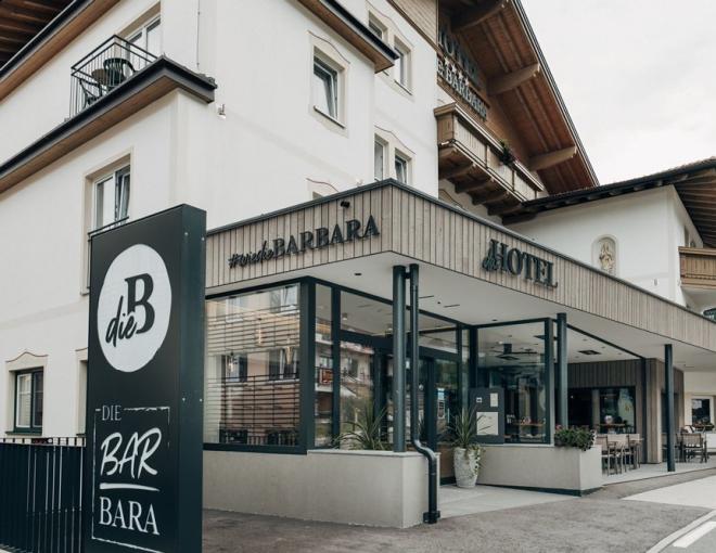 Aussenansicht des Hotels DIE BARBARA