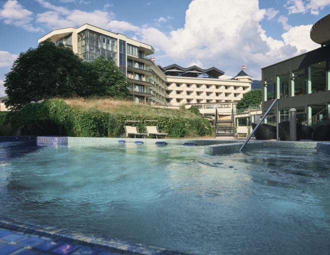 Aussenansicht des EurothermenResort Bad Ischl Hotel Royal